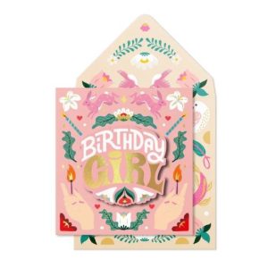 Birthday Girl Greetings Card