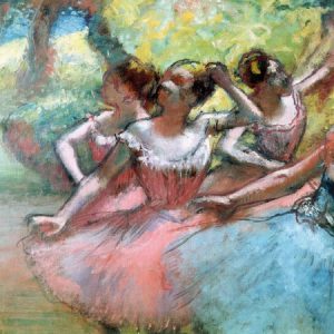 Four Ballerinas On Stage