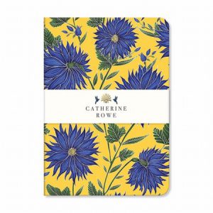 A5 Notebook – Blue Flowers
