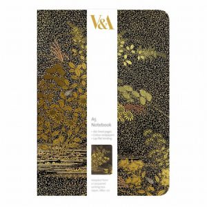 A5 Notebook – Golden Leaves Writing Box