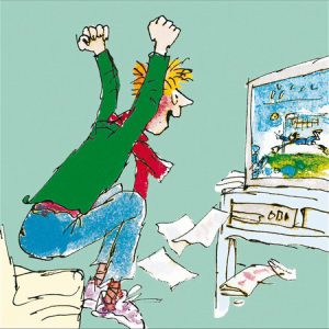 Watching Footie by Quentin Blake
