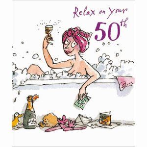 50th Birthday (Female) by Quentin Blake