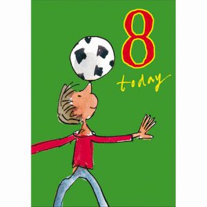 8th Birthday – Footballer by Quentin Blake©