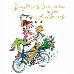 Daughter and Son-in-Law – Anniversary Ride by Quentin Blake©