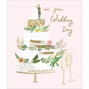 Wedding – Cake and Champagne Flutes