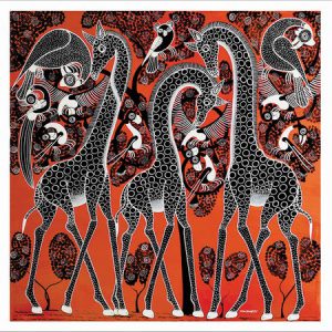 Tinga Tinga: Three Stars Giraffes