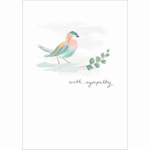 Small Bird and Leaves
