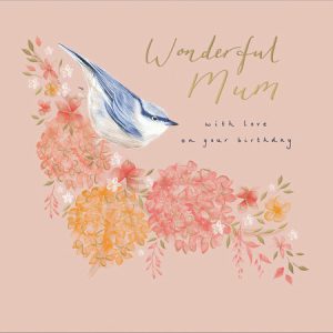 Mum – Bird & Flowers