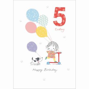 5th Birthday – Scooter Ride by Jane Massey