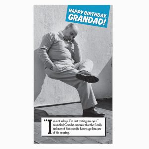 Grandad – Photographic Resting My Eyes