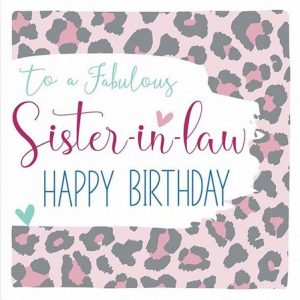 Sister-in-Law – Fabulous Leopard Print