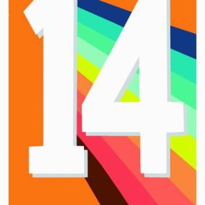 14th Birthday – Bright Stripes