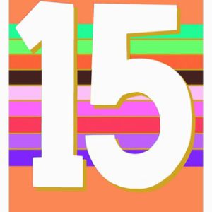 15th Birthday – Bright Stripes
