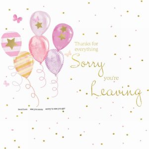 Leaving – Pink Balloons