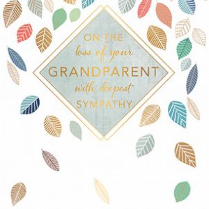 Loss of Your Grandparent – Coloured Foiled Leaves