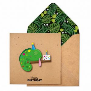 3D Birthday Chameleon