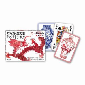 Chinese Pottery Playing Cards (Twin Pack)