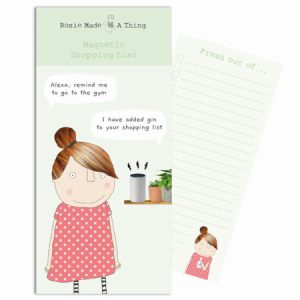 Rosie Made A Thing – Alexa Gin Magnetic Shopping List