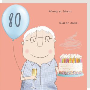 80th Birthday – Old Cake