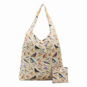 Green Wild Birds Recycled Shopper