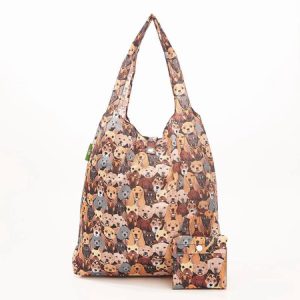 Black Stacking Dogs Shopper