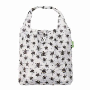 Grey Bumble Bee Recycled Shopper