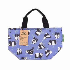 Blue Panda Recycled Lunch Bag