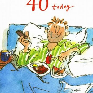 40th Birthday (Male) by Quentin Blake©