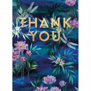 Thank You – Lillies and Dragonflies