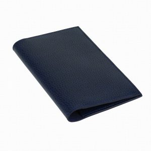Leather Passport/Document Holder (Navy) from Laurige
