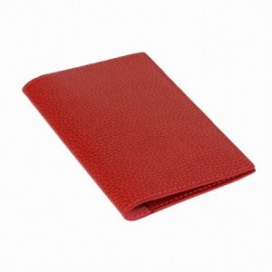 Leather Passport/Document Holder (Red) from Laurige