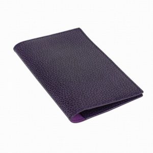 Leather Passport/Document Holder (Violet) from Laurige