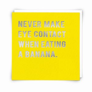 Eye Contact Banana