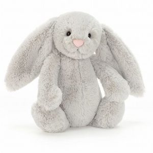 Bashful Silver Bunny (Medium)