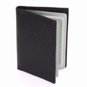 Leather Card Holder (Black) from Laurige