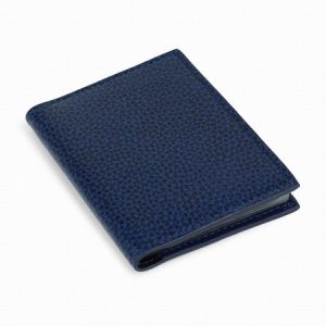Leather Card Holder (Navy) from Laurige