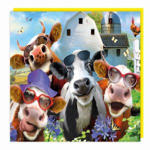 Lenticular 3D Card – Cool Cows