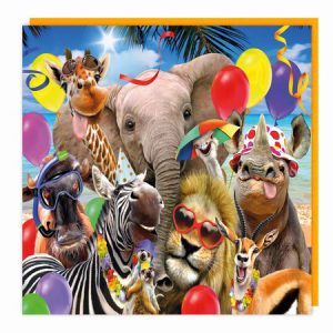 Lenticular 3D Card – Party Animals