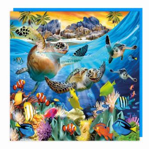 Lenticular 3D Card – A Bale of Turtles