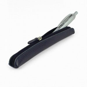 Leather Micro Pen Holder (Navy) from Laurige