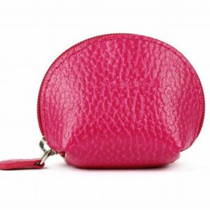 Leather Micro Coin Purse (Fuchsia) from Laurige
