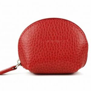 Leather Micro Coin Purse (Red) from Laurige