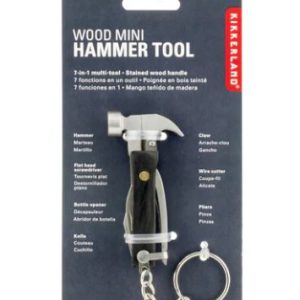 Mini Hammer Tool (Stained Wood)