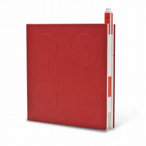 Lego 2.0 Red Lockable Notebook & Gel Pen