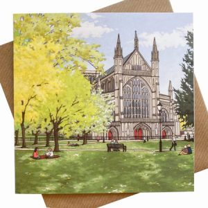 Winchester Cathedral In Spring