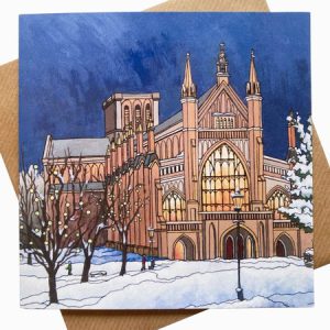 Winchester By Cathedral Light (Square)
