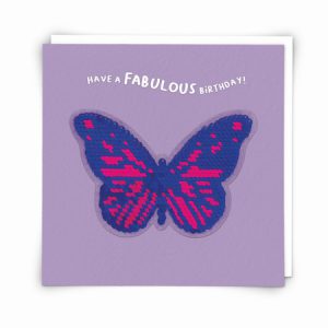 Butterfly with Sequin Patch