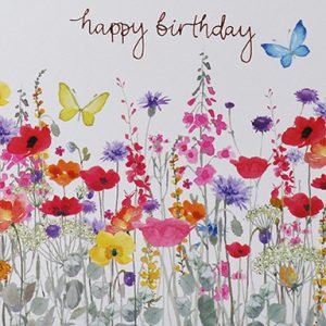 Wild Meadow Flowers Happy Birthday