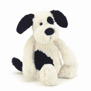 Bashful Black & Cream Puppy (Medium)