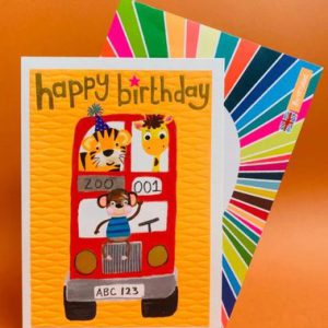 Happy Birthday Zoo Party Bus